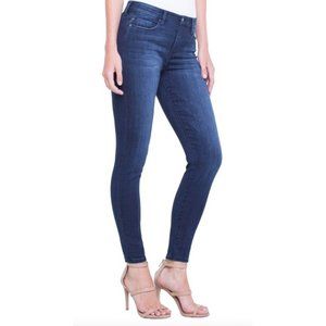 Liverpool Penny Ankle Skinny Jeans Size 10/30 Dark Wash Pockets